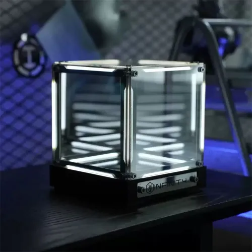 NIKOLATOY 4D Infinite Space Abyss Night Light Creative Desktop Decoration Ornaments