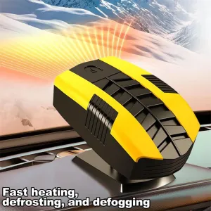 Electric Portable Car Auto Heater 12V Fast Heating 360-degree Rotation Defroster for RV Truck Automobile Winter