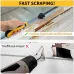 Premium Ergonomic Carbide Scraper Tungsten Carbide Scraper 2-1/2In Paint Scraper Tool for Paint Wood Glue Resin Stains