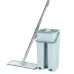 360 Rotation Spin Flat Mop Bucket Set Auto Rebound Hand-free Floor Cleaning