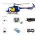 FLY WING BO-105 470 Class 2.4G 6CH Brushless Motor GPS Stabilized System RC Helicopter RTF with ACE Flight Control