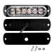 12-24V Universal 6 LED Side Marker Signal Flashing Light LED Car Warning Flashing Light Motorcycle Pickup