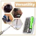 32-in-1 Precision Screwdriver Set Magnetic Bits Chrome Vanadium Steel Ideal for Phones Laptops Cameras Watches Convenient Storage for DIY Repairs