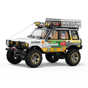 JXC LR1801 RTR 1/18 2.4G 4WD RC Car Rock Crawler Off-Road Climbing Truck Mechanical Three Speed Full Proportional Remote Control LED Light Vehicles Models Toys