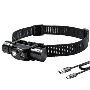 SEEKNITHP440 Aluminum Alloy Headlamp Strong Light Long Range High Light Waterproof Rechargeable Long Life Headlamp Camping Headlight