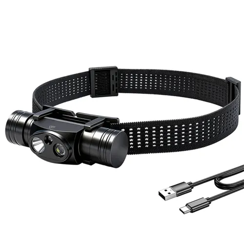 SEEKNITHP440 Aluminum Alloy Headlamp Strong Light Long Range High Light Waterproof Rechargeable Long Life Headlamp Camping Headlight