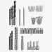 for Bosch 77 Piece Drill Bits Driver Set Magnetic Extension Rod Hexagonal Shank Socket for Wood Tile Metal Glass Concrete Wall Panel