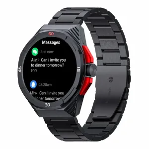 LOKMAT COMET2 PRO 1.46inch HD Screen bluetooth Call Heart Rate Blood Pressure Blood Oxygen Monitor Women's Health Sleep Monitoring Multi-sport Modes Music Playback 5ATM Waterproof Smart Watch