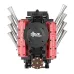 TOYAN FS-V800WGPC 1/10 Mini V8 Engine Model Run on Gas 28CC Four-Stroke V-shaped Eight-Cylinder Water Cooling Gasoline DIY Assembly Kit / Finished Science Education Discovery Toys Children Gifts