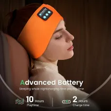 KALOAWireless Noise Bluetooth V5.3 Sleep Headband USB Charging Soft Comfty Breathable Sweatproof Sports Headband