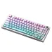 LEOBOG Hi75C Pro Custom Mechanical Keyboard Tri Mode Aluminum Alloy Gasket Structure 2.4G/bluetooth/Wired Hot Swappable 81 Keys RGB Backlit Gaming Keyboard