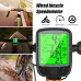 Wired Digital Bicycle Computer 1.6 inch LCScreen Backlight Waterproof Odometer Stopwatch 32g LightweightFor MTB Road Cycle City Bike