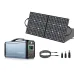 USA Direct Flashfish G300 300W Solar Generator 222Wh Portable Power Station 60000mAh Rechargeable Battery for Outdoor Camping Home