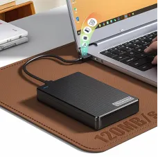 Newsmy 1TB 2.5-inch HDD Hard Disk Drive USB3.0 High Speed Dual Disk Backup Data Storage for Phone Computer