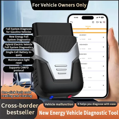 HUMZOR Z5 OBD2 Diagnostic Inspection Tool Gasoline Vehicle New Energy Vehicle Full System Diagnostics Bluetooth 5.2 Full System Detection Battery Pack Analysis Multi-Car Compatibility