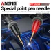 2Pcs ANENG PT1005B 10A 1000V Digital Multimeter Probe Universal Test Lead Needle Pin Wire Pen Cable Kit Current Voltmeter Tester Wire