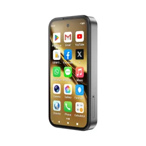 SOYES Q333 Mini 3.97-inch Android 12.0 4GB RAM 64GB ROM Dual SIM Dual Standby 2000mAh Facial Recognition Type-C Interface 4G Smartphone