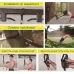 400kg Max Capacity 2.1m Length Resistance Band Set with Handles and Door Anchor Home Gym Full Body Workout Kit Anti-Snap Design