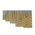 Drillpro 50PCS 1/1.5/2/2.5/3mm HSS Titanium Coated Twist Drill Bits High Speed Steel Drill Bit Set