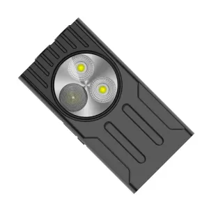 3*LEPowerful EDFlashlight Portable Mini Clip-on Light USB Rechargeable Pocket-Sized With Clip Design Magnetic Multiple Lighting Modes For Outdoor Hiking