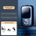 120W Portable Wireless Air Pump 1800mAh Battery 4 Inflation Modes Type-Rechargeable Mini Power Bank Bike Pump for Bicycle Car Motorbike Football