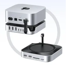 UGREEN CM841 for Mac Mini 11-in-1 Docking Station with M.2 NVMe SSD Slot 10Gbps USB-A Hub 3.5MM SD TF Card Reader Expansion Hub