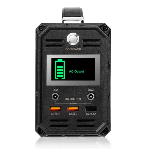 USA Direct Flashfish G300 300W Solar Generator 222Wh Portable Power Station 60000mAh Rechargeable Battery for Outdoor Camping Home