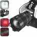 XHP70 Strong LEHeadlamp Type-USB Charging Outdoor Fishing Zoom Headlight Bike Running Search Head Lamp
