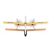 KF801 PT-17 230mm Wingspan 2.4GHz 2CH Gyroscope Stabilization Indoor & Outdoor Mini RC Airplane Glider RTF for Beginner Children Toys