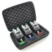 ZANLURFishing Alarm Kit 3PCWater Resistant Blue LESwinger Bite Alarm Set for Fishing