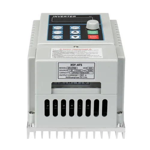 Universal Frequency Converter with 1.5/2.2/0.75KW Power Levels 110V Input 220V Output Overcurrent Overvoltage Protection Suitable for Global Use Perfect for Fans Pumps Compressors