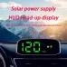 Solar Head Up Display GPS+ Digital Car Speedometer Beidou Dual System Intelligent Light Sensing HUD Car Universal Accessories