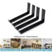 4PCS Wall Mounted Floating Shelves Holder DIY Storage Shelving Display Bracket