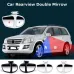 Pair 360 Blind Car Rearview Mirror Auxiliary Mirrors Spot Mirror Adjustable Rotatable Convex Wide-angle Clear Rearview Safety Mirror Accessories