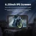 6.25" Wireless CarPlay Moto Android Auto Portable Digital Dashboard Anti Theft Removable Screen GPS Motorcycle Navigation