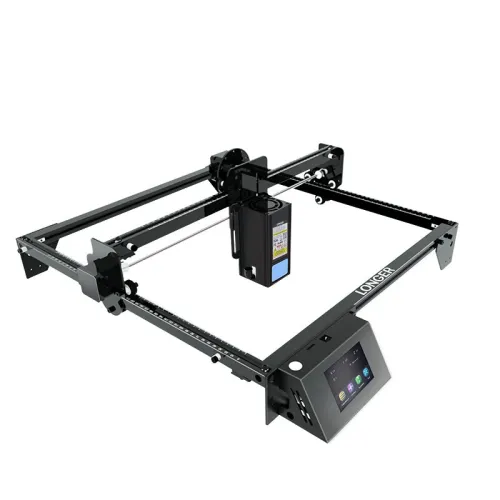 EU/US Direct LONGER RAY5 20W Laser Engraver Cutter, Fixed Focus, 0.08*0.1mm Laser Spot, Color Touchscreen, 32-Bit Chipset, Support APP Connection, Working Area 375*375mm