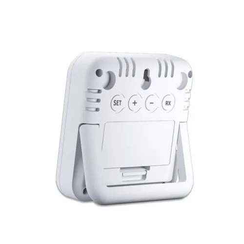 TS-FT007 Ultrasonic Water Level Meter with LCD Display 0.5-5M Range Wireless 100M Transmission IP65 Waterproof Home Tank Gauge with High Low Alarm Non Contact Measurement