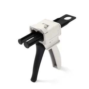 Universal 50ml AB Glue Gun 1:1/2:1 Ratio Plastic Durable Epoxy Dispenser Grey and Black for Precise Bonding