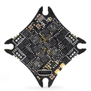 25.5x25.5mm HGLRC SPECTER 15A ELRS AIO Flight Controller with 15A 4in1 ESC UARTS R1 ExpressLRS 2.4G RX for DIY 75-85mm Whoop 3 Inch Toothpick RC FPV Racing Drone