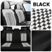 Universal 9D Car Seat Covers Breathable Nappi Fabric Durable Ergonomic Design Easy Installation Universal Fit for Sedan SUV Comfortable Automotive Interior Accessories