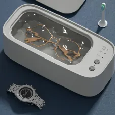 Tevorex 15W Power 45KHZ High Frequency Ultrasonic Multi-Function Household Cleaning Machine Three-Speed Mode Timing for Glasses Jewelry Watch