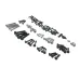 Eachine E135 2.4G 6CH Direct Drive Dual Brushless Flybarless RC Helicopter Spart Part Screws Set