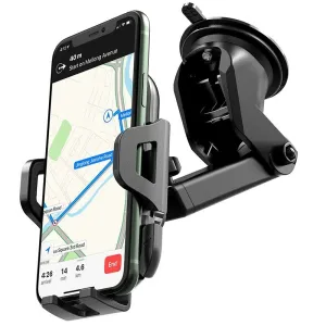 HOCO CA76 Universal Car Phone Holder Adjustable GPS Mount Stand for iPhone 16 16 Pro 15 14 13 Pro Max for Huawei Mate XT for Xiaomi 15pro for Samsung Galaxy Z Flip6
