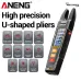 ANENG PN129 Digital Clamp Meter 600V 100A Multimeter with LCD Backlit Display Flashlight Auto Power Off NCV Data Retention