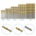 50PCS Titanium Plated Twist Drill Set 1-3mm Shank High Wear Resistance Small Drill Bits for Electric Drills and DIY Woodworking