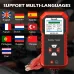 Lancol MICRO-500 Battery Tester 12V Lead-Acid Lithium CCA 40-3000 Color LCD Display QR Code Storage Multi-Language Support