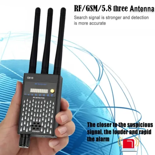 G618 Wireless Signal Detector GPS Anti Listening Anti Peeping Hidden WiFi Camera Detector for Security Privacy Protection