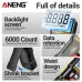 ANENG M128 Digital Multimeter True RMS 6000 Count Backlit Screen Auto Range AC DC Voltage Current Resistance Capacitance Tester Compact Portable Electric Tool