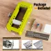 Door Hinge Mortiser Hinge Installation Kit Router Template fits 3in to 5in Hinges Square Semidiameter Corners Adjustable Depth Easy to Use Plastic Construction