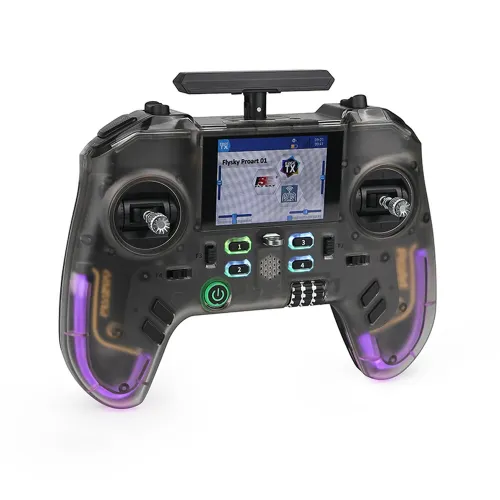 Flysky ProArt PA01 2.4GHz 18CH AFHDS 3/ELRS Built-in 500mW Hall Gimbal EdgeTX Raido Controller 2.4-Inch Full-view Color IPS Display for FPV Drone RC Car Boat Airplane